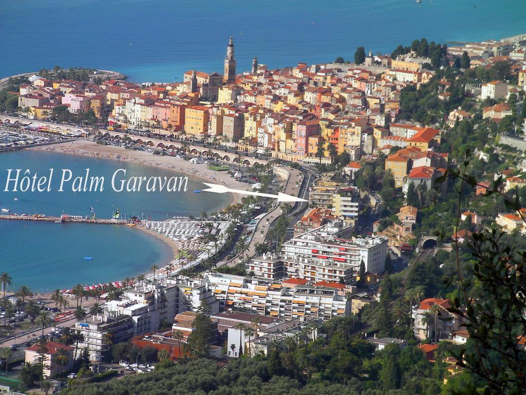 Hotel Palm Garavan Menton Exterior foto